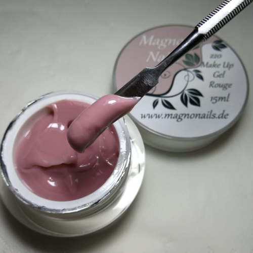 Preview: UV Gel - 220 - Aufbau Make Up Gel - Rouge